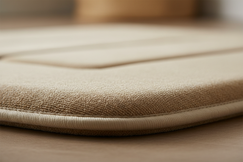 Close-up texture detail of anti-fatigue mat cushioned surface