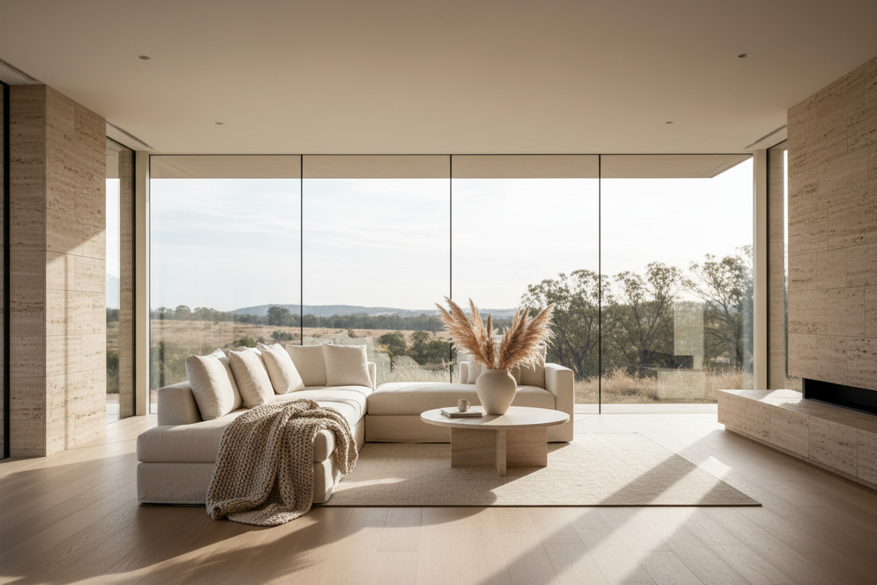 Luxe Australian homeware hero section